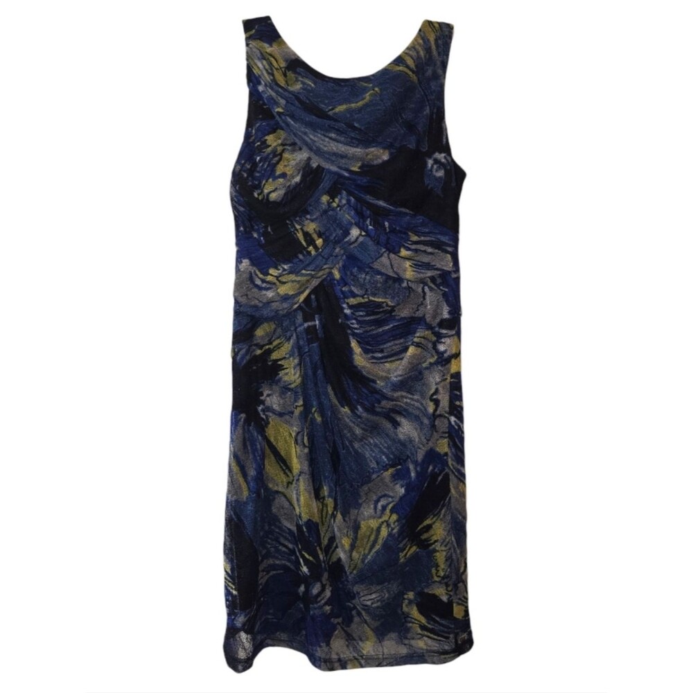 Adrianna Papell Stretch Monet Floral Sheath Dress